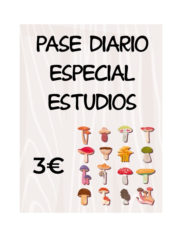 Pase diario Especial Estudios